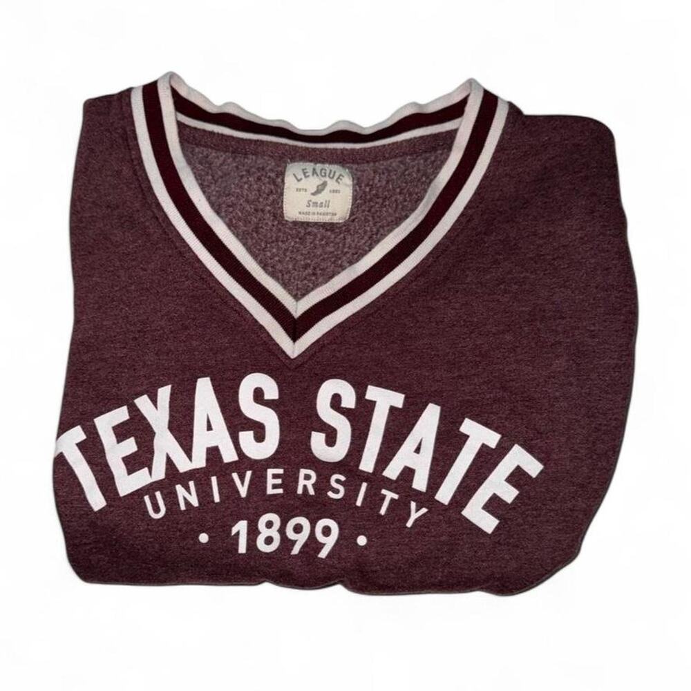 Texas state university burgundy